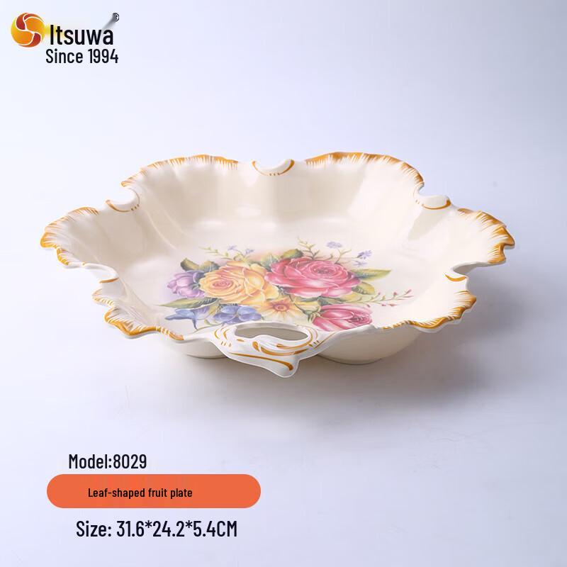 Wuhe Melamine Round Fruit & Snack Plate