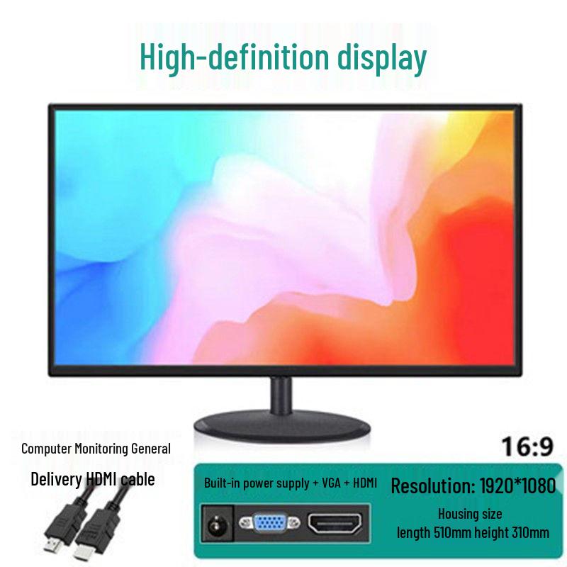 Ecran de Afișare pentru Supraveghere Nou: Monitor Desktop 19, 22, 24 inch pentru Acasă și Birou