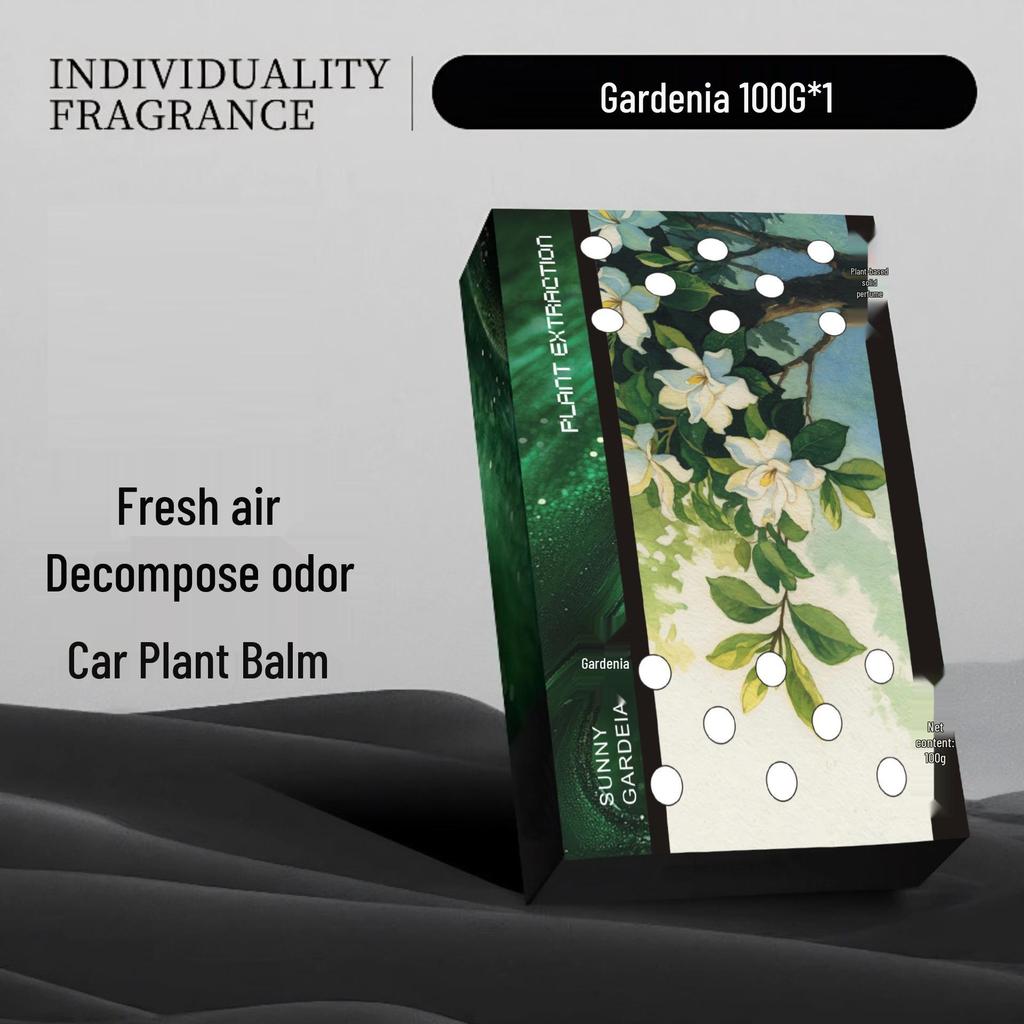 Car Air Freshener Solid Balm: Hidden Brick Design, Safe for All, Long-lasting Refreshing Scent