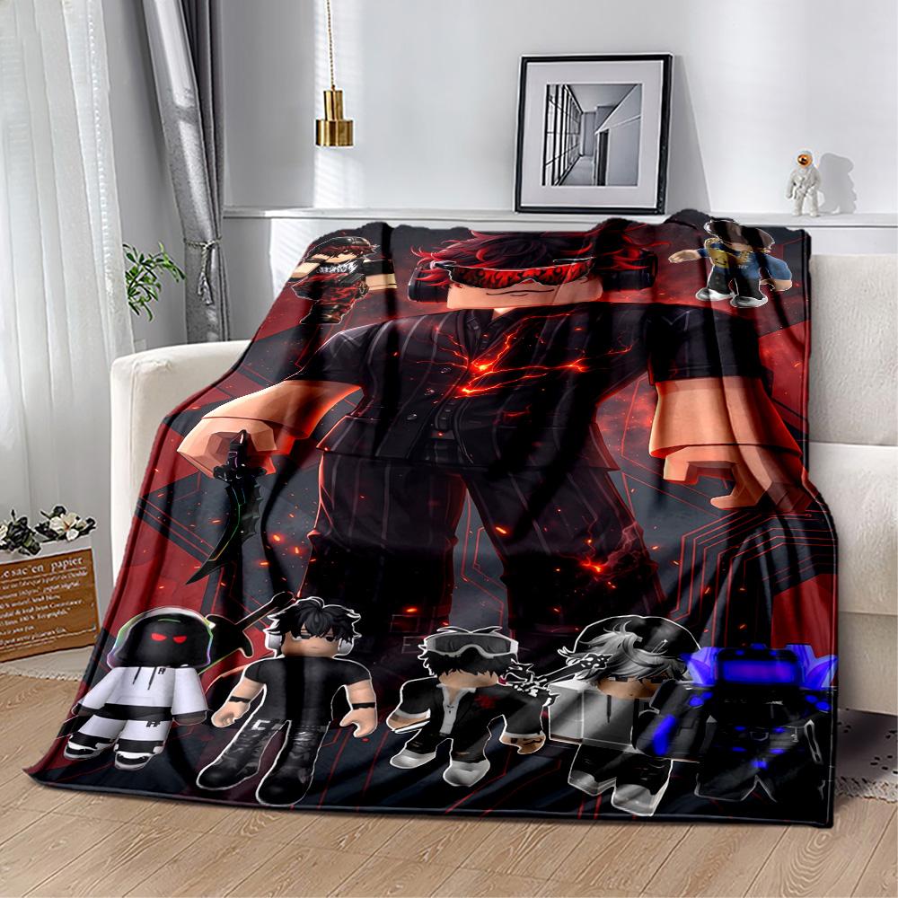 Roblox 103 Blanket Soft Warm Cozy Great for Chair Sofa Seaside Four Seasons Universal Warmthful Decor Ideal Gift For Birthday Valentine'S Day