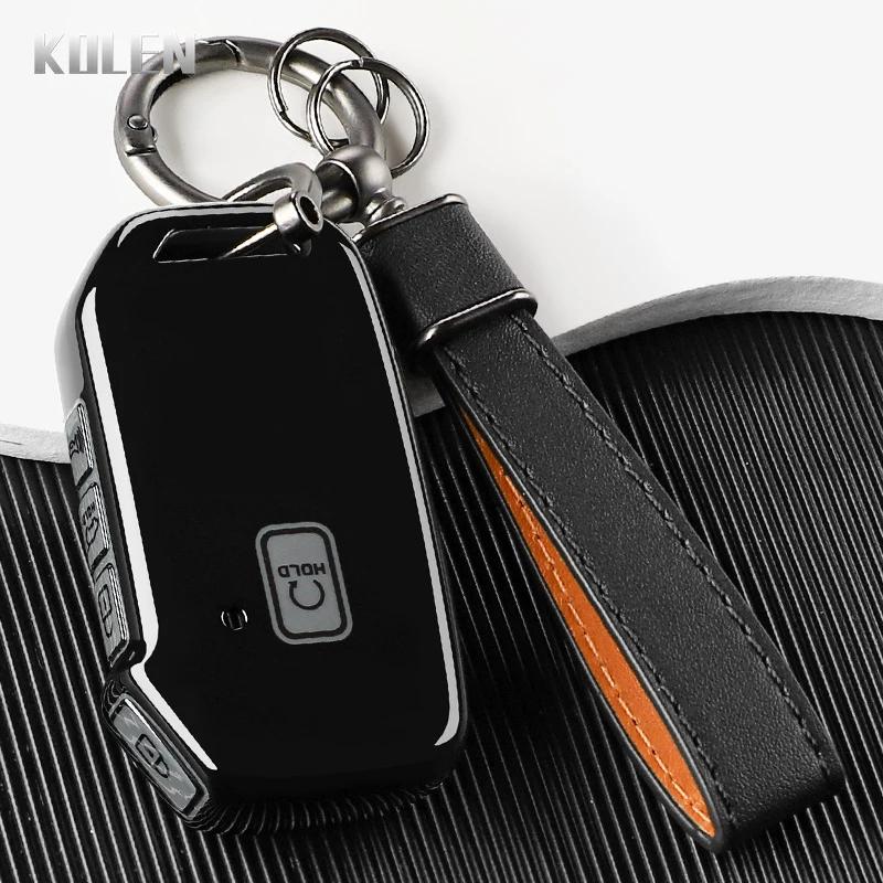 New Tpu Car Remote Key Case Cover For Kia Ceed Cerato Forte Niro Seltos Sorento Soul Sportage Telluride K5 Protected Shell Fob