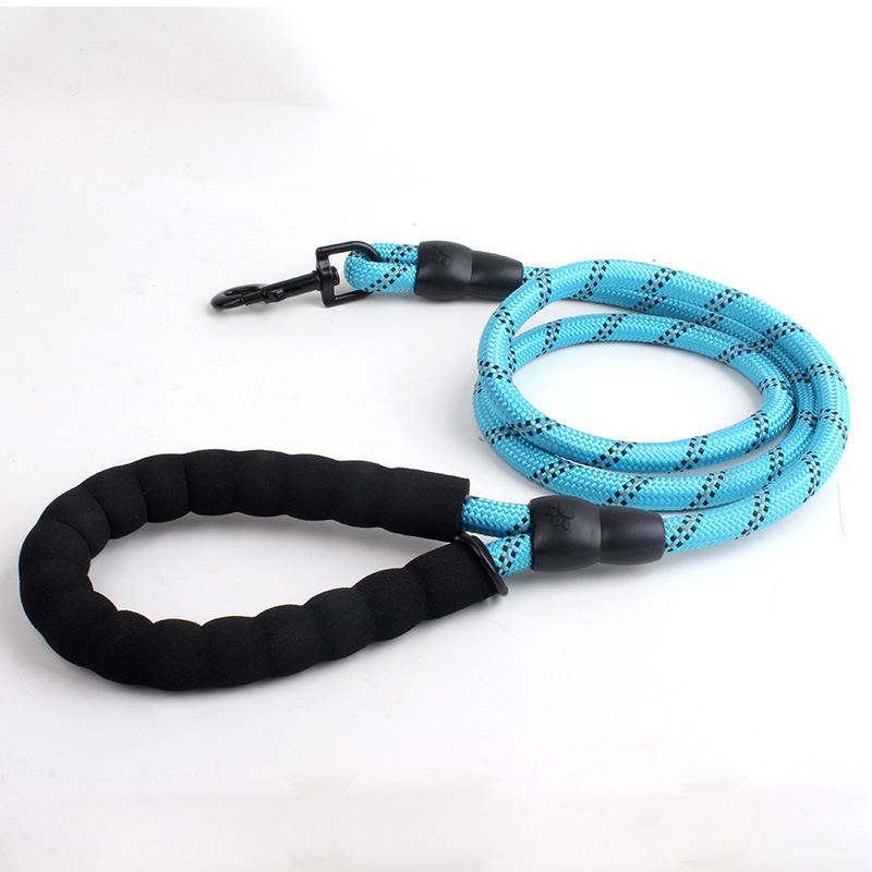 Большой поводок для собаки Поводок для собаки Поводок для питомца Светоотражающий поводок Взрывозащищенный поводок Поводок Товары для питомцев 12mm*120cm