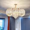 Light luxury Headlights Crystal Chandelier New High-End Villa Restaurant French Style Chandelier Hall Main Lighting Fixtures