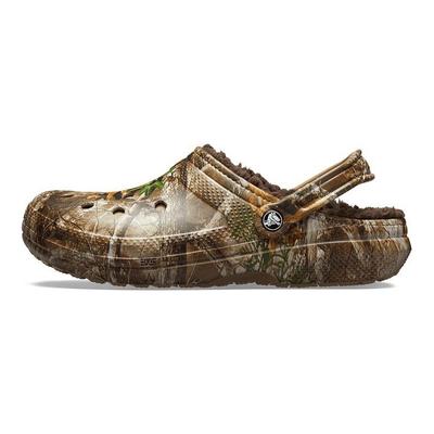 Realtree x Classic Lined Clog Edge Camo Unisex Sneaker Braun Schokolade 205377-280