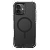 UNIQ Combat iPhone 16 Plus Case 6.7"Magclick Charging Black/carbon Black