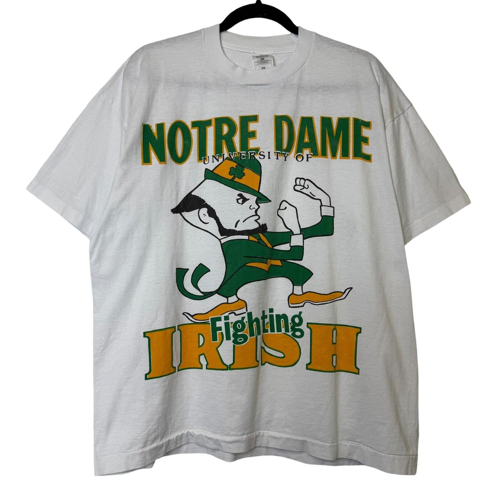 90 s Notre Dame Fighting Irish NCAA T shirt Sz XL (B2162) XL