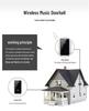 Wireless Doorbell with Ultra-long Range & Flashing Light - Smart Remote Control for Home & Elderly Use