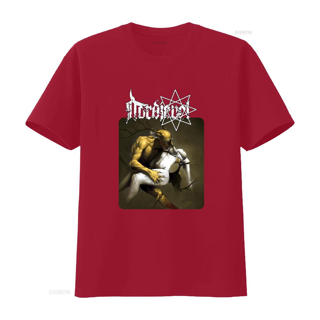 HOT NORDJEVEL Funeral Smell Print T Shirt for Men Long or s vintage Washed Top For Everyday Wear fashion Comfortable Stretched