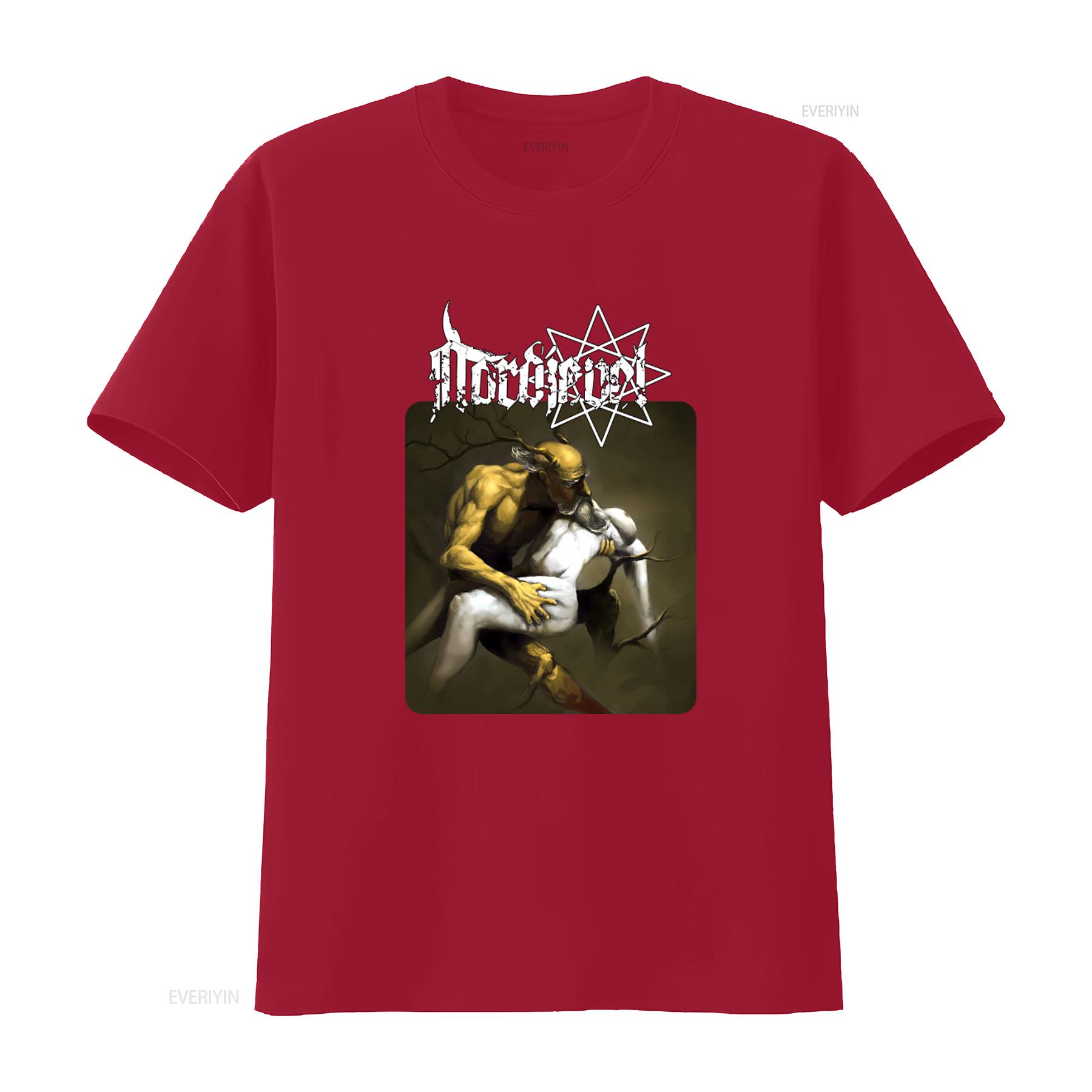 

HOT NORDJEVEL Funeral Smell Print T Shirt for Men Long or s vintage Washed Top For Everyday Wear fashion Comfortable Stretched S
