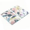 Multifunctional Decorative Glass Boards with Retro Poppy Print 2X30X52 Cm