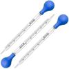 3 Pieces Glass Pipettes,  For Pharmacy, Perfume, Laboratory, Hospital, Chemistry