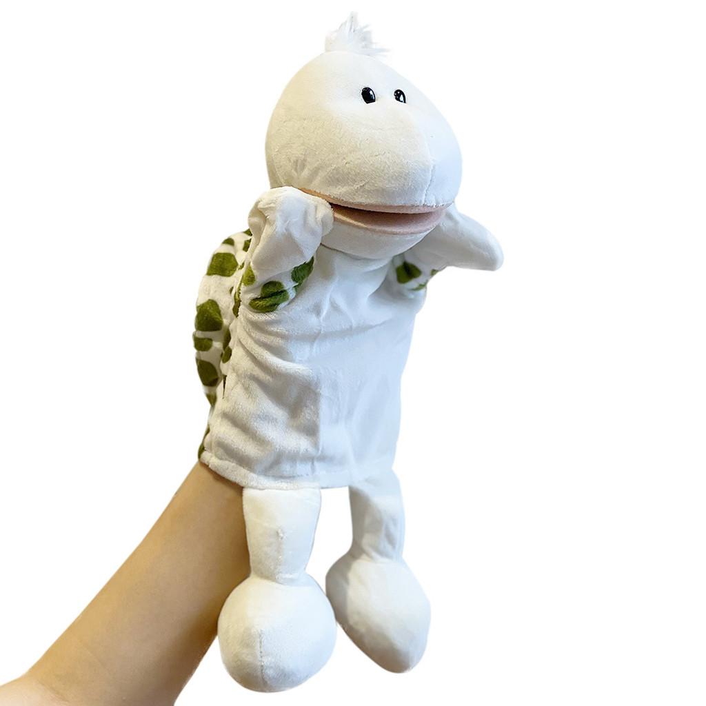 Pigs Cows Ducks Frogs Mouth Opening Ventriloquis Puppet Toys Hand Plush Kid Gift