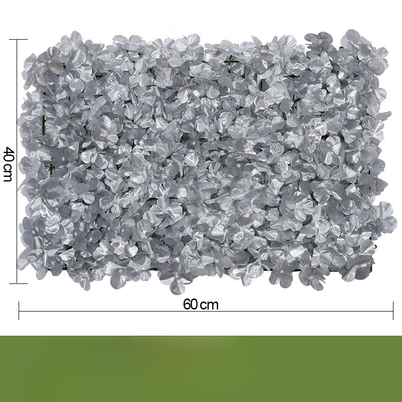 Simulated Wedding Flowers Row Wedding Road Lead Artificial Hydrangea Simulated Plant Wall False Flower Background Wall Landscape Decoration