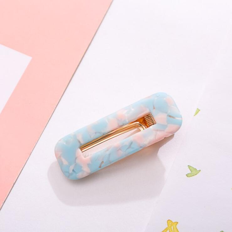 Popular Fashion Acetate Sweet Hairpins Girls Hair Clips Pin Barrette Accessories For Women Lady Hairclip Hairgrip Headwear