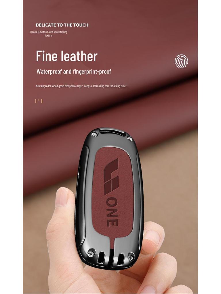 Compatible Ideal L7 Key Cover for 2023 Ideal One L8 Car, Protective Shell with Key Buckle for Men and Women