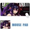 New Sexy Anime Girls Succubus Albedo Ahegao Leather Mouse Pad Table Mat Gaming XXL 90x45CM Mouse Pad Keyboard Carpet Desktop Mat