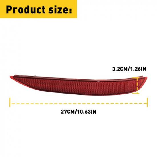 1X Right Side Rear Bumper Reflector Light For 2018- Chevrolet AUXITO Equinox