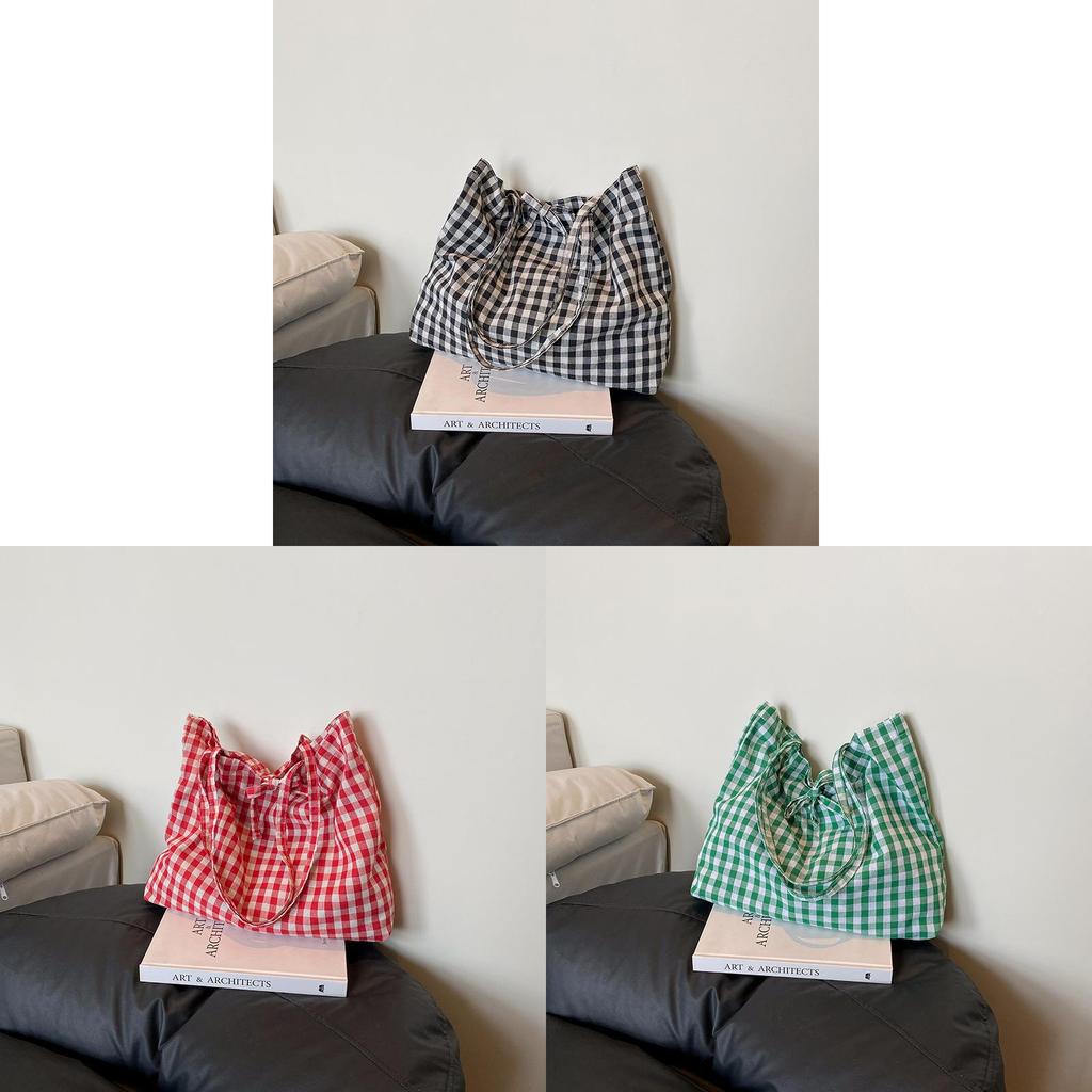 Canvas Tote Bag For Women With Stitching Detail For Daily Casual Use