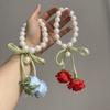 2PCS Decorative Rose Curtain Straps Portable Curtain Binding Curtain Buckle  Living Room