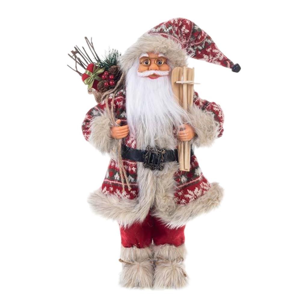 Elegant Santa Figurine for Festive Home Decor