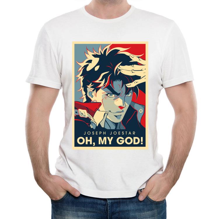 

Футболка JoJo Bizarre Adventure Stand Fiction, винтажные футболки, топы с короткими рукавами, очищенный XL белый