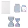 Flexible Silicone Sand Timer/Drift Bottle Shaped Keychain Mold Jewelry Accessories Epoxy Resin Mould