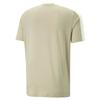Puma Logo Casual Round Neck Pullover Breathable Patchwork Short Sleeve T-Shirt Men T-Shirt Oatmeal 673341-88