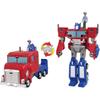 Takara Tomy Transformer ESC-01 Spin Changer Optimus Prime & Lobby Action Figures Set