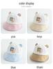 Adorable Cartoon Baby Mesh Sun Hat - Breathable, Windproof, Outdoor Bucket Design