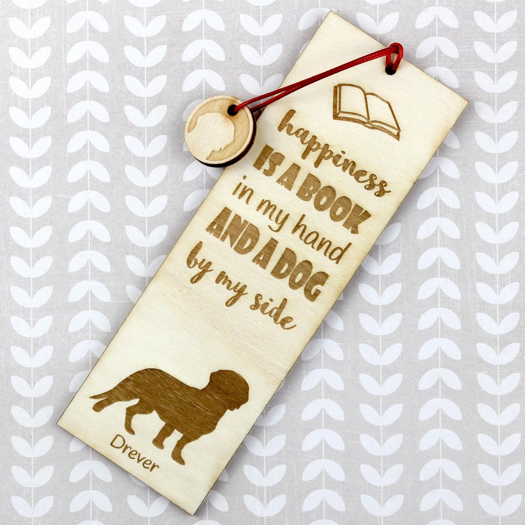 Drever, Swedish Dachsbracke, Bracke - dog bookmark, personalized bookmark, dog gadget for Art-Dog brand readers