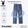 Playboy Men's Tencel Blend Loose Straight Casual Pants