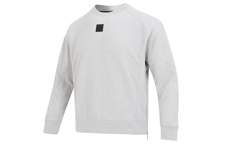 Under Armour Sweatshirts Men s Gray Crew Neck Moderate Regular 1373877-558 XXL
