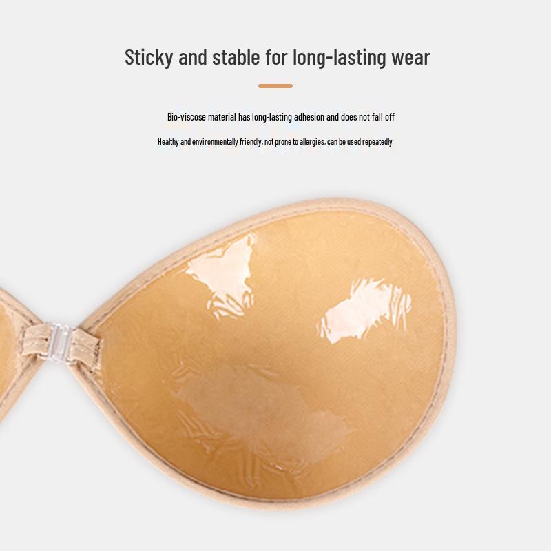 Seamless Strapless Invisible Bra with Breathable Edged Design