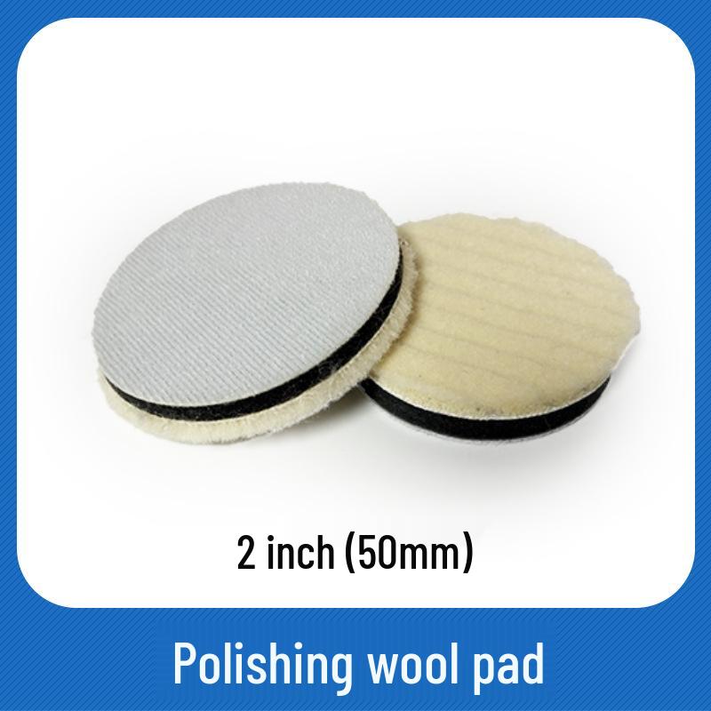Self-Adhesive Japanese Wool Car Polishing Pad - Scratch Repair & Detailing Disc.