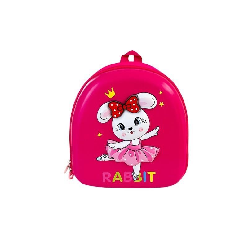 Adorable Cartoon Kids Backpack With Light Ideal For Preschoolers In Pink And Purple Colors