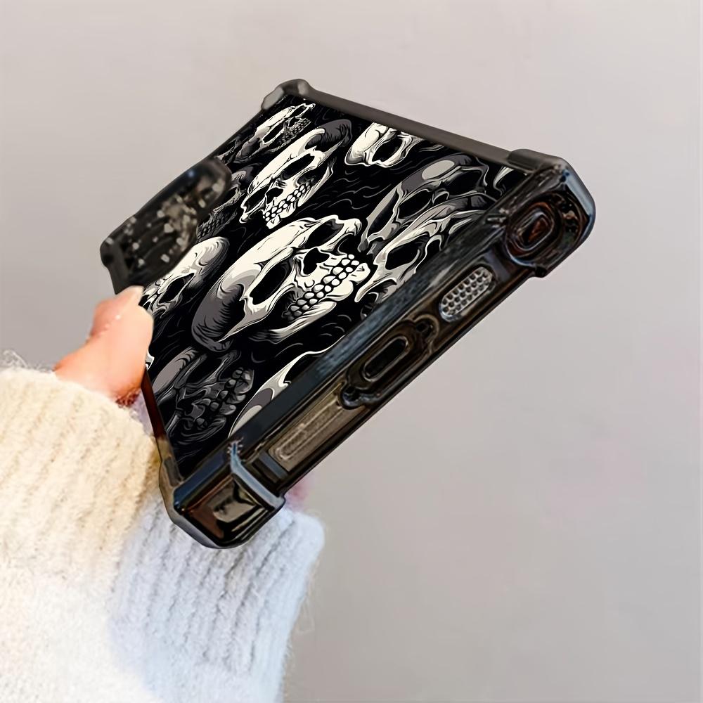 Skull pattern phone case suitable for Galaxy S25 Ultra For Xiaomi 14 Pro For Redmi Note 13 For POCO X6 PRO anti drop back cover