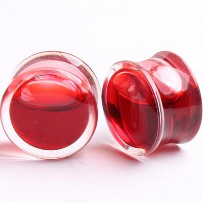 Highlighted Genuine Bone Bar Acrylic Ear Expander Earrings