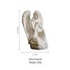 Nordic Angel Girl Sculpture - Resin Figurine for Living Room Décor