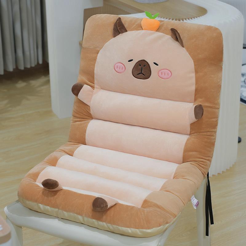 

Осень и зима Капибара Подушка для стула Капибара Ленивая цельная диванная подушка Цельная подушка Офисная подушка total length 80 * 45 * 7cm (0.8kg)