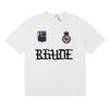 RHUDE Sunset Graphic T-Shirt Men Women Loose Fit Short Sleeve Tee Casual Streetwear
