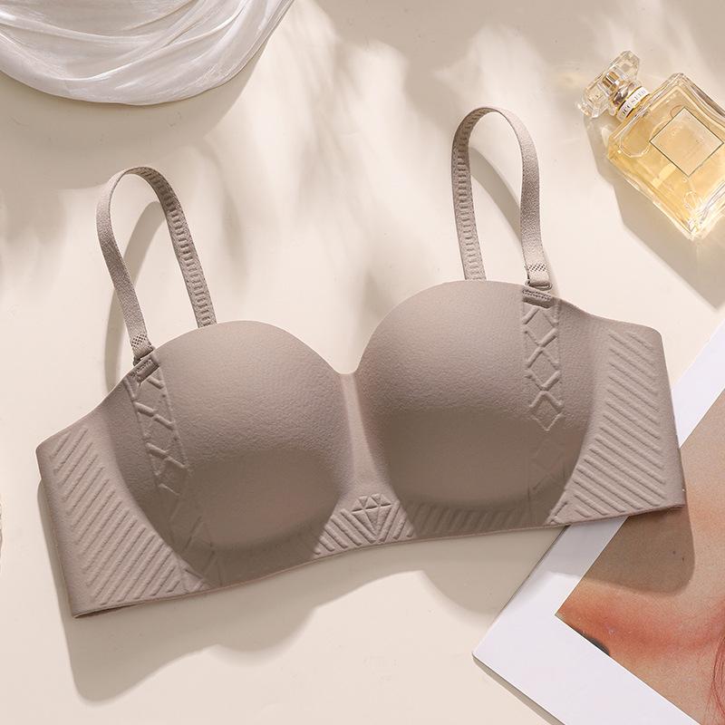 South East Asia Vietnam Thailand Women Traceless Vest Comfortable Gathering Side Collapse Bra Cover