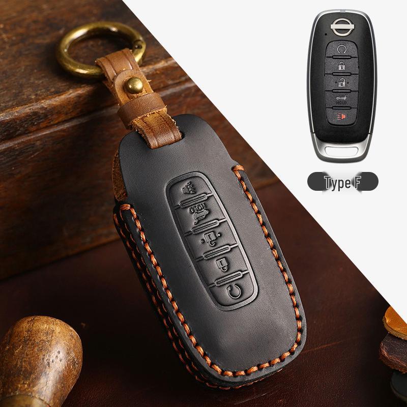 Nissan Key Case: Compatible with 23 Models Including Teana, Ariya, Sylphy, X-Trail, Tiida, Qashqai, and Kicks