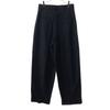 Pantalon en laine PLST à rayures, plis sur le devant, M, bleu marine, pour femme, d'occasion