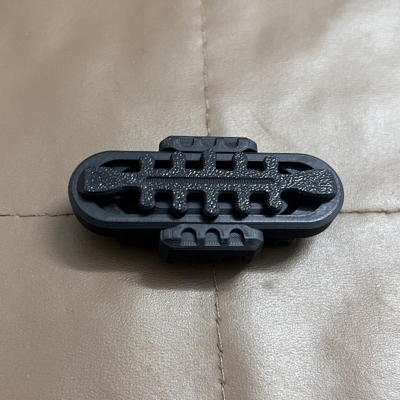 3D Print Exoskeleton Edc Fidget Spinner Magnetic Paragraph Push Card Mechanical Haptic Slider Decompression Fingertip Desk Toy