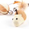 Interactive Cat Teaser Wand with Bell and Chick Design for Healthy Playful Kitten Exercise Ideal Gift for Cat Lovers