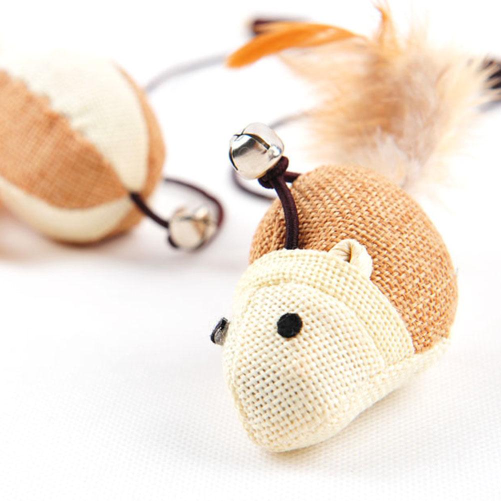 

Cat Teaser Bell Fish Interactive Stick Kitten Play Exercise Indoor Fun Exercise Healthy Active Cat Interaction Gift 42X3X3CM