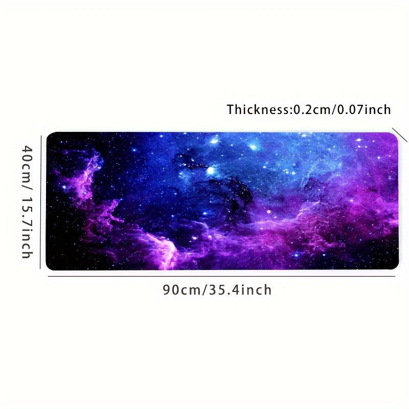 Dreamy Purple Sky Anime Gaming Mouse Pad Durable Rubber Non-Slip Base Stitched Edges Gamers Office Stylish Desk Accessory Gift