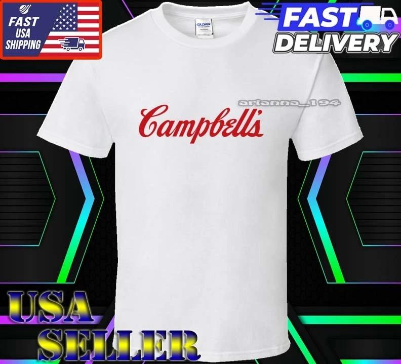 New Shirt Campbell s Soup Logo T-Shirt Funny American Usa Unisex Size S-5XL 4XL