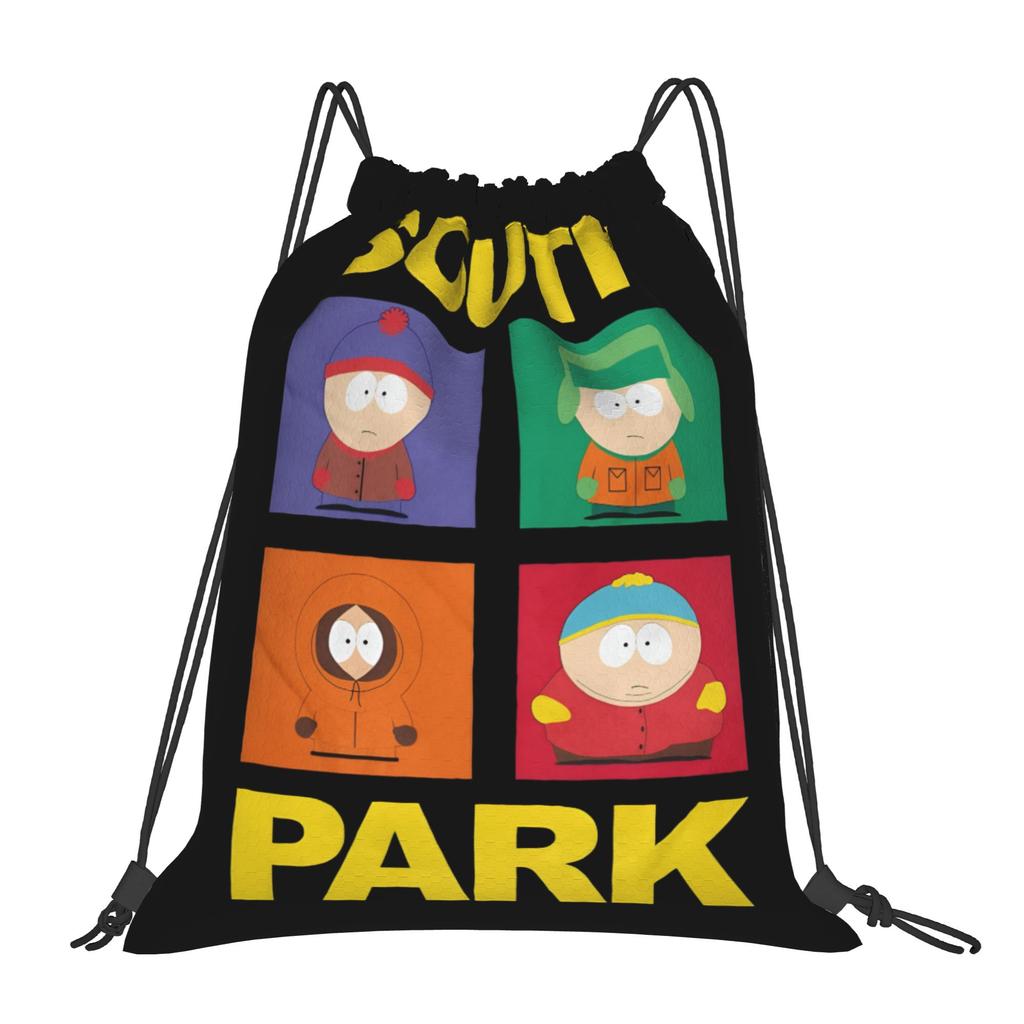 Custom Southes Anime Erics Drawstring Bag for Training Yoga Backpacks Women Men Cartoon Sports Gym Sackpack