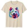 Colorful Samoyed TShirt Dog Lover Pet Owner Gift For Him And Her